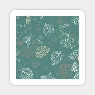 Autumn, Leaves Pattern 10 Magnet