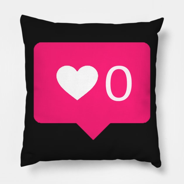 No Love Pillow by ApatiaClothingCo