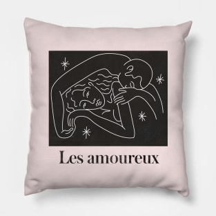 the lovers - Les amoureux Pillow