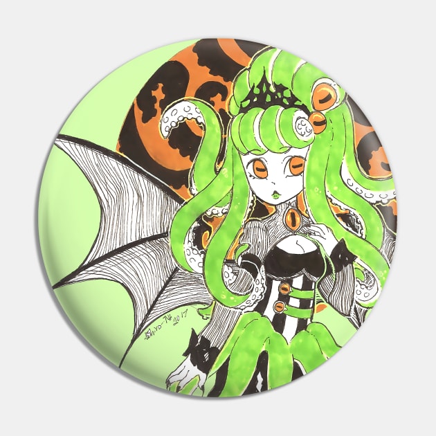 Cthulhu Hime Pin by Shiro Narwhal