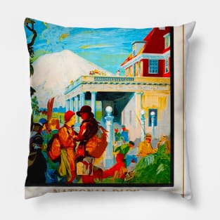 Vintage Travel - New Zealand Pillow