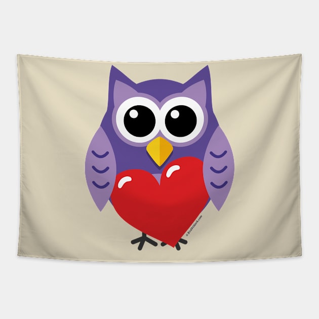 An Owly Love Tapestry by BirdAtWork