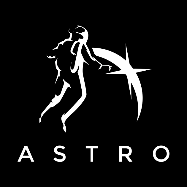 simple astronaut design by Aksa Inov