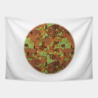 Urban Camouflage Tapestry