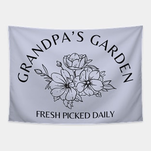 Grandpa’s Flower and Vegetable Garden Tapestry