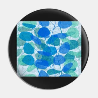 Lunaria blue Pin