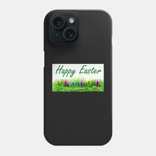 Happy Easter chocolate eggs Phone Case