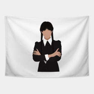 Wednesday Addams Fan Art Tapestry