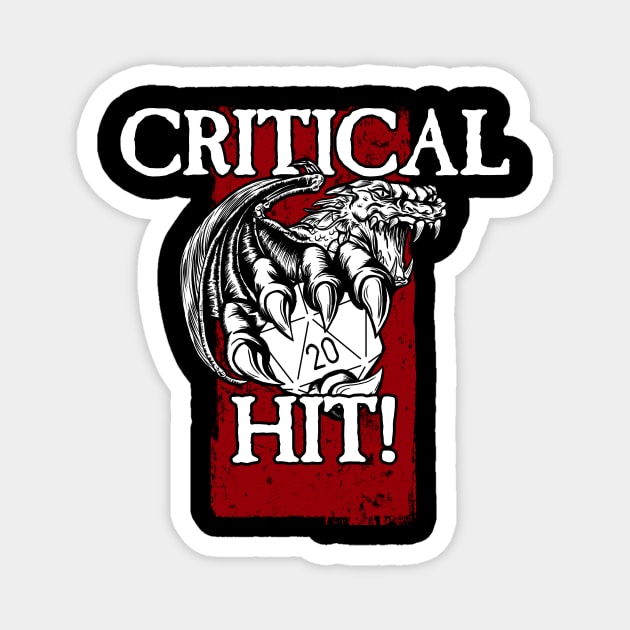Critical Hit! Magnet by SimonBreeze