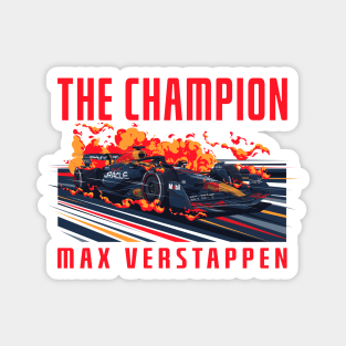 Formula One Max Verstappen car Magnet