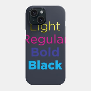 Font Style Phone Case