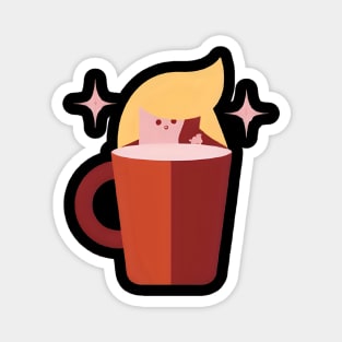 A Hug in a Mug but look Magnet