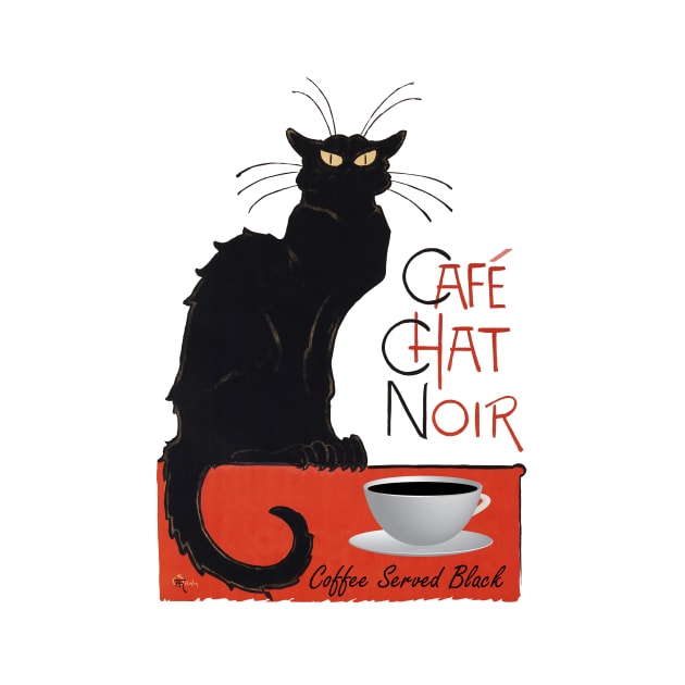 Lispe Cafe Chat Noir Cat by Lispe