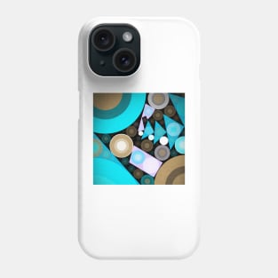 Block Color Circle Design Phone Case