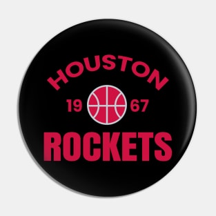 houston 1967 rocket basketball Pin
