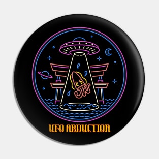 Squid abduction Pin