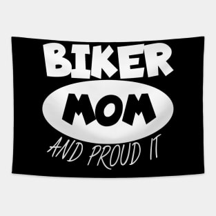 Motorcycle biker mom Tapestry