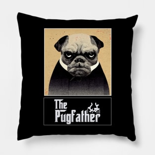 The Pugfather Pillow