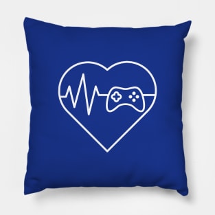 Heart Sign Gamer Lover Pillow