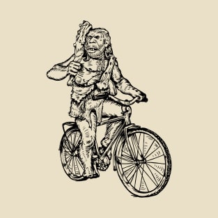 SEEMBO Neanderthal Cycling Bicycle Cyclist Biker Biking Bike T-Shirt