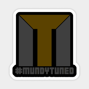 #MundyTuned Gold & Gray Magnet