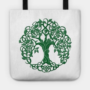 Tree of Life Green Tote