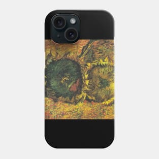 Van Gogh - Zwei abgeschnittene Sonnenblumen Phone Case