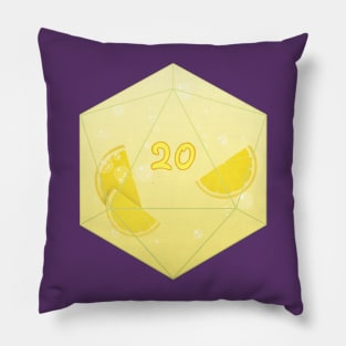 Lemonade D20 Pillow