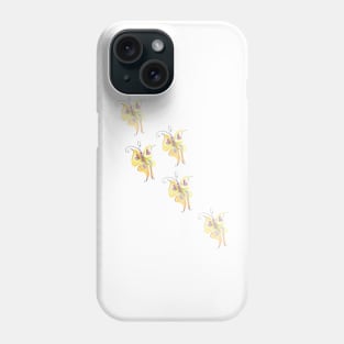 Yellow butterflies Phone Case