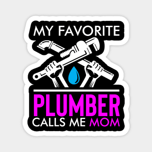 Plumber T-Shirt Gift For Plumber Funny Profession Occupation T-Shirt Plumbing Uniform Tee Shirt Magnet