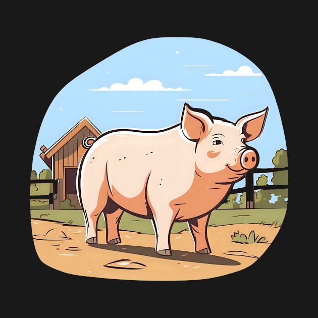 Pig Farmer Shirt | Pig And A Farm by Gawkclothing