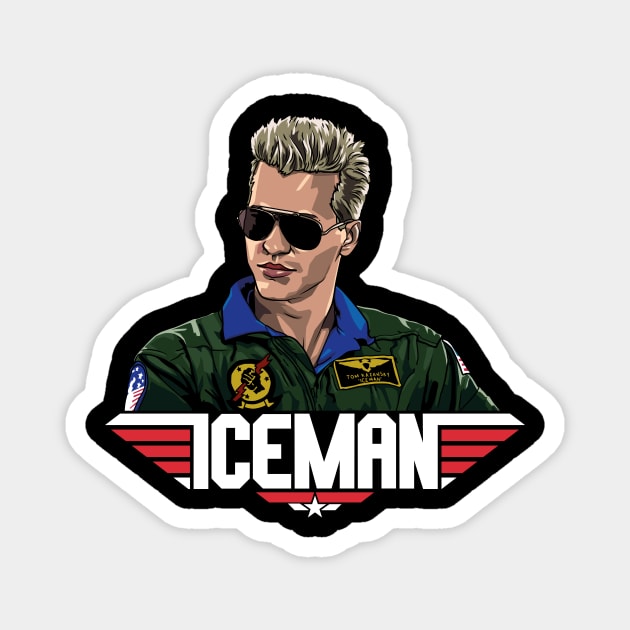 Iceman Val Kilmer Magnet by RetroReview