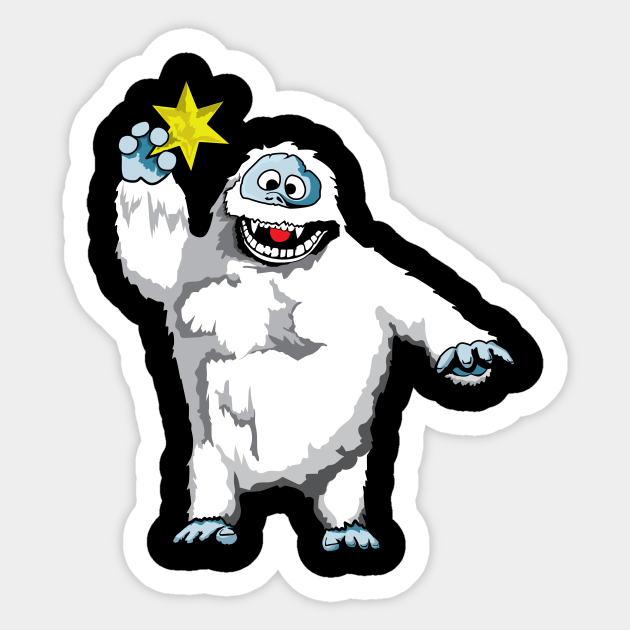 Abominable Snow Monster Bumble - Rudolph The Red Nosed Reindeer - Sticker