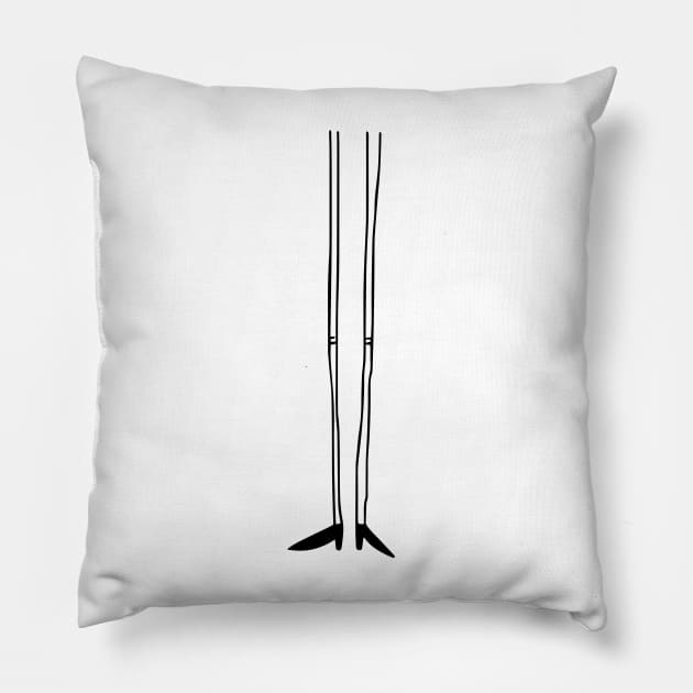 long legs Pillow by nfrenette