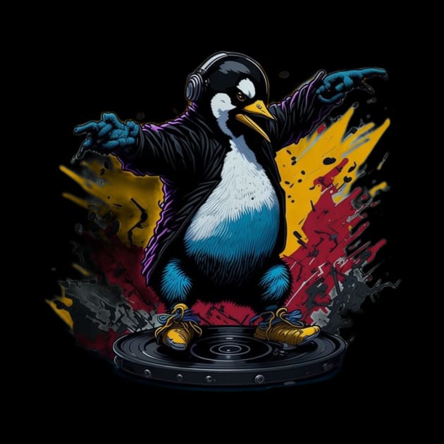 Penguin hip-hop by Rizstor