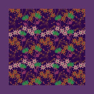 Wildflowers on Purple T-Shirt