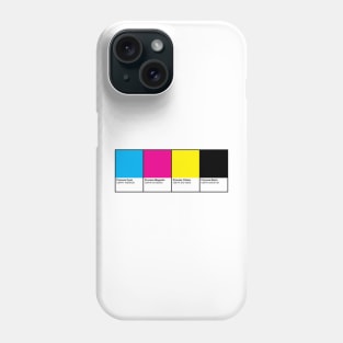 CMYK Color Book Pages Phone Case