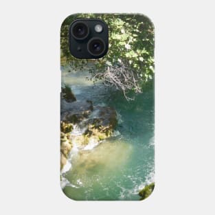 Enjoying the riverside views Phone Case