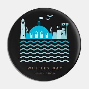 Whitley Bay Coastline Pin