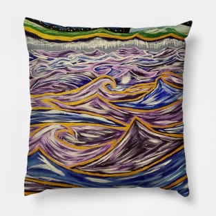 Seascape Commission Pillow