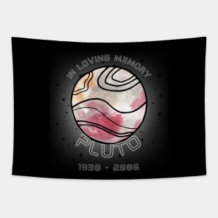 Pluto - In Loving Memory Tapestry