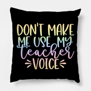 Strict teacher - funny teacher joke/pun Pillow