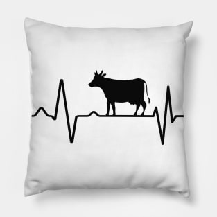 Cow heartbeat Pillow