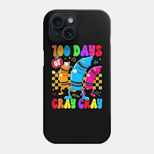 100 Days Cray Cray Of School Teacher Boys Girls Phone Case