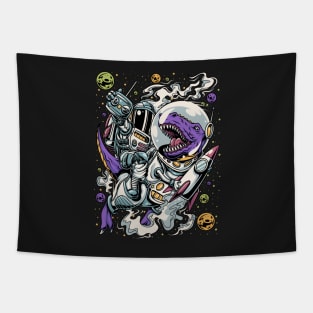 Dinosaur Astronaut Tapestry