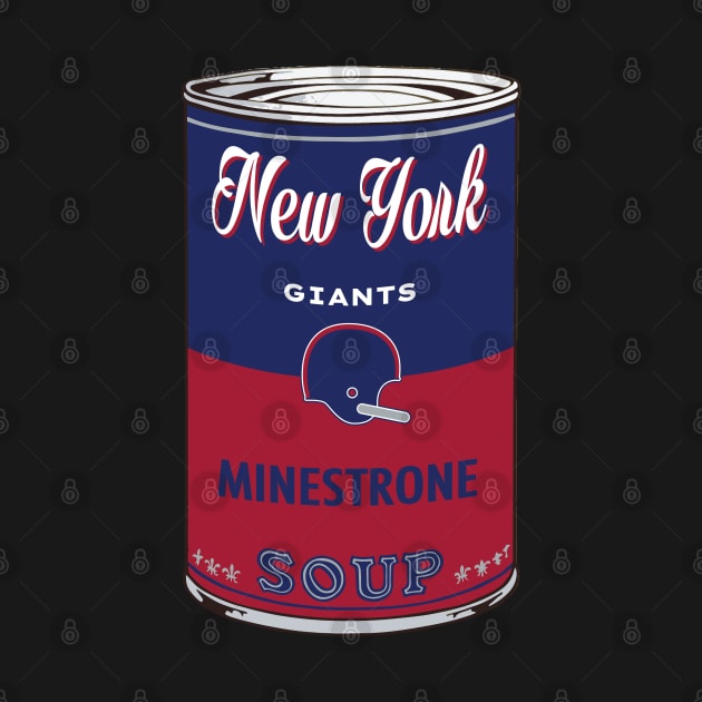New York Giants Soup Can by Rad Love
