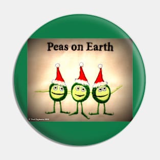 Peas on Earth Pin