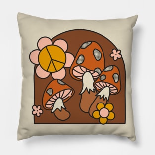 Groovy Mushrooms Pillow