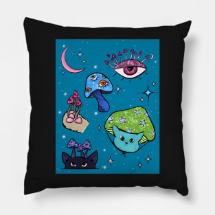 Mushie Collage Pillow