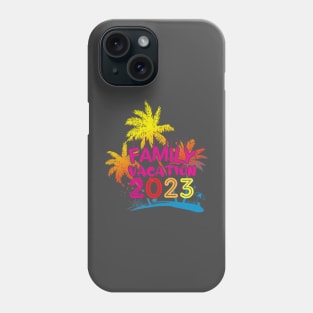 Family Vacation 2023 Beach Summer Matching for Men Women Kid Phone Case